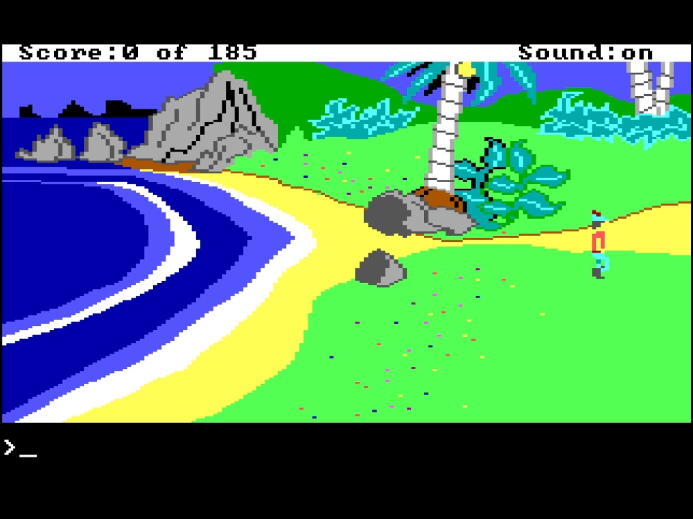 Gameplay of King's Quest II for DOS